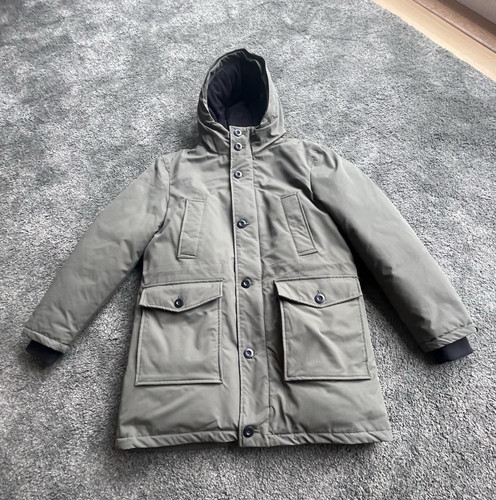 Zara men green hooded - men's,
