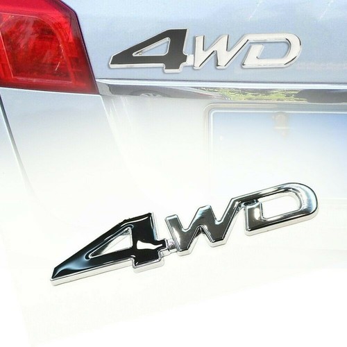 4wd black car emblem badge - 4wd,
