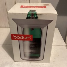 Bodum Tuba wine Ice Cooler Bucket Swiss unused inc Box with Turquoise liner 