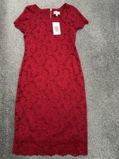 Ronni Nicole Red Lace Dress