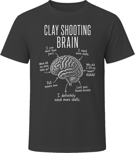 Clay shooting brain funny - shooting,