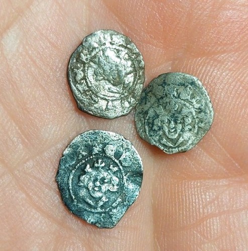 Silver hammered coins - silver,
