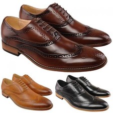 Mens Leather Lined Brogues