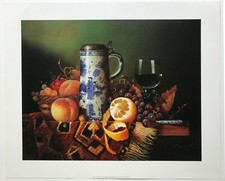 Bowl of Fruit and wine Still