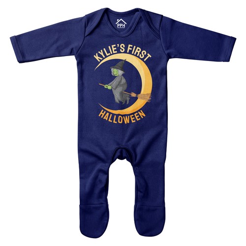 First halloween witch romper - halloween,