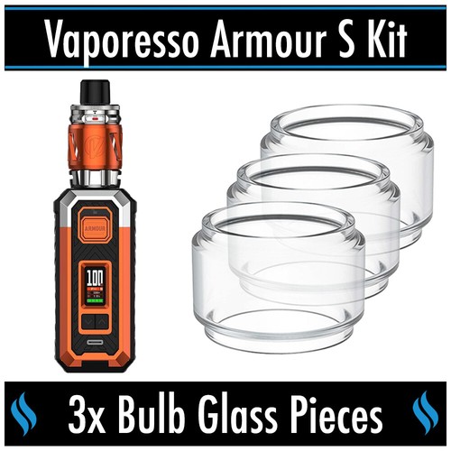 Bubble bulb glass pieces - 3x,