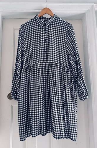 Monki medium dress black white - monki,