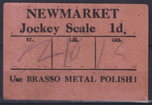 New market jockey scale - new,