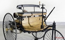 Franklin Mint 1/8 1886 Benz Patent Motorwagen Tri Car Die Cast Model