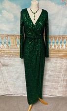 Maxi Evening Dress 8 Green