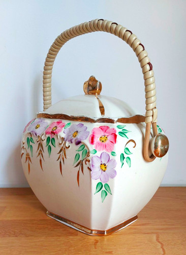 Sadler floral ceramic jar - ceramic,