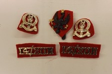 5 MILITARY BADGES 14TH/20TH