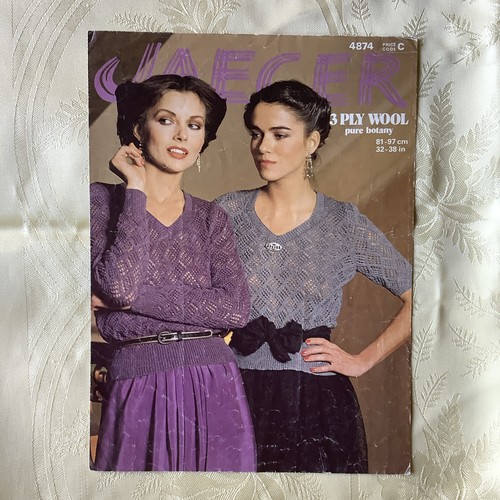 Jaeger knitting pattern 4874
