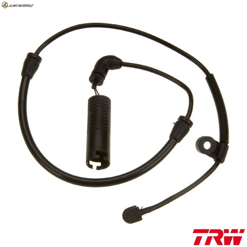Warning contact brake pad wear - contact,