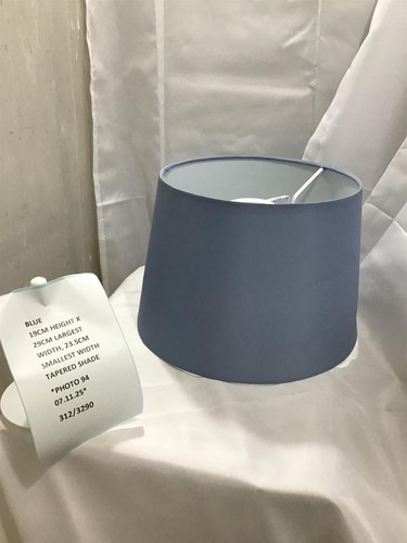Lampshade blue easy fit drum - easy,