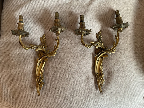 Vintage pair gold - pair, of