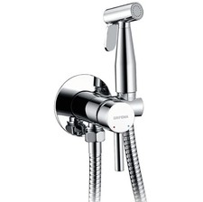 GRIFEMA-G154-1 Concealed Toilet Bidet Mixer Spray Set  Hot &Cold Water - Chrome