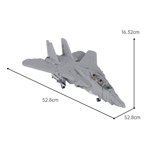 2239 pcs moc grumman - 2239, f-14