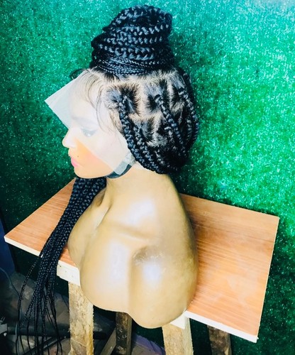 Jumbo knotless braids - wig, for