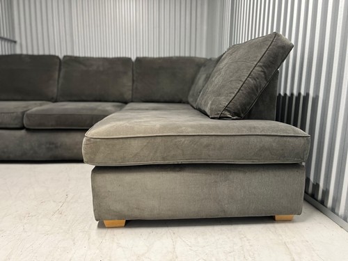 Dfs okra shaped - corner, sofa