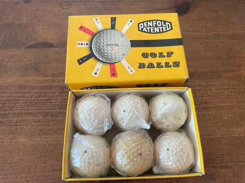 Vintage golf balls penfold - balls, x6