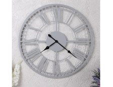 Malham Indoor Outdoor Round Skeleton Wall Clock - grade B return RRP £49.99