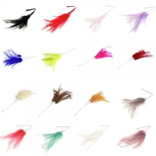 Narrow feathers corsage - narrow,