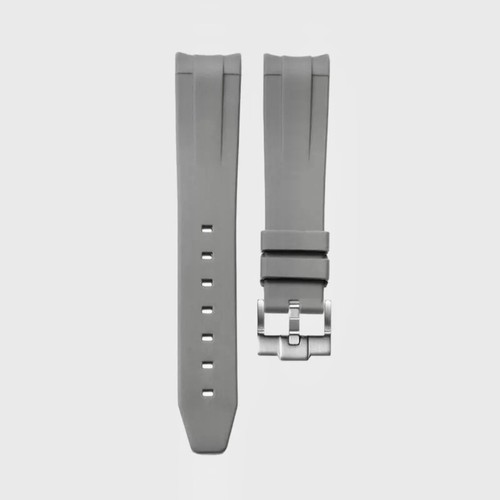 20mm gray rubber strap band - 20mm,