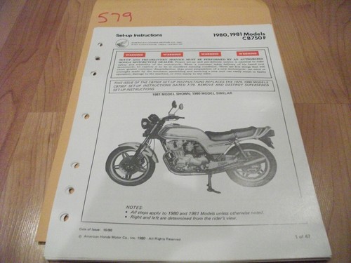 1980 1981 honda cb750f dealer - honda,