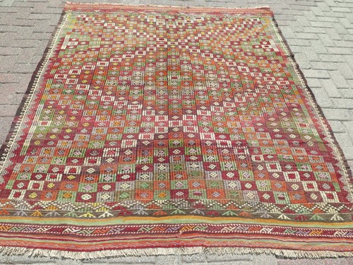Vintage turkish rug - vintage, wool