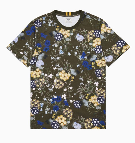 Erdem floral khaki - x, h&m