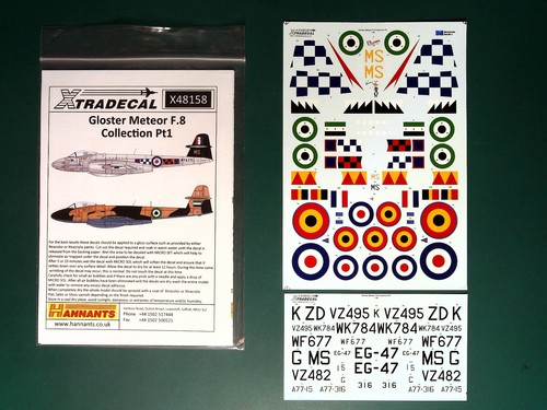 Xtradecal decals x48158 - xtradecal, 1/48