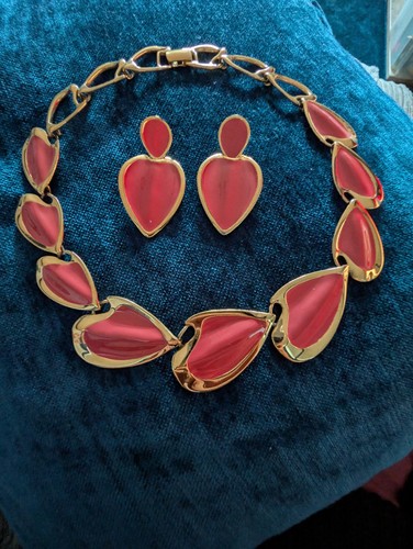 Vintage napier red - demi, parure