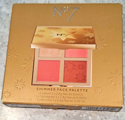 No7 shimmer palette face - no7,