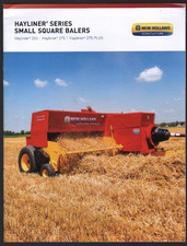 New Holland "Hayliner Series" Small Square Balers Brochure Leaflet
