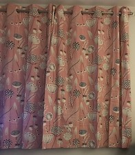 Next Seedpod Pink Curtain Pair
