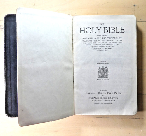 Holy bible old new testaments - bible,