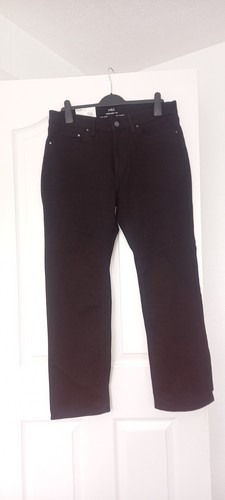 Men black straight fit - m&s,