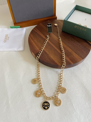 Guess gold tone multi charms - gold,