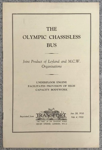 Leyland mcw olympic - mcw,