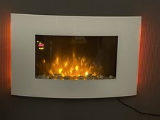 Wall hung electric fire