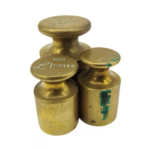 Vintage scale brass - brass, metal