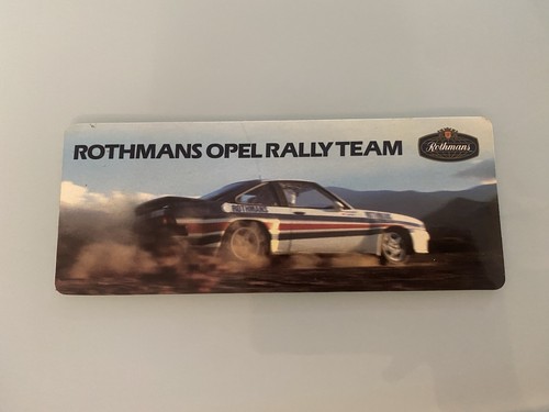 Sticker rothmans opel - rothmans, rally