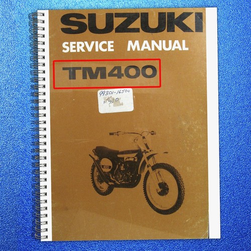 Suzuki 400 motorcycle - suzuki, tm