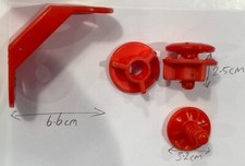 Chad Valley Starplast Wendy Play House Spare Parts Wall Bracket + Nuts + Bolts