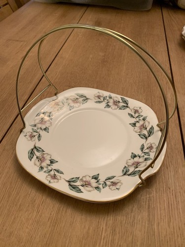 Vintage china cake - cake, plate