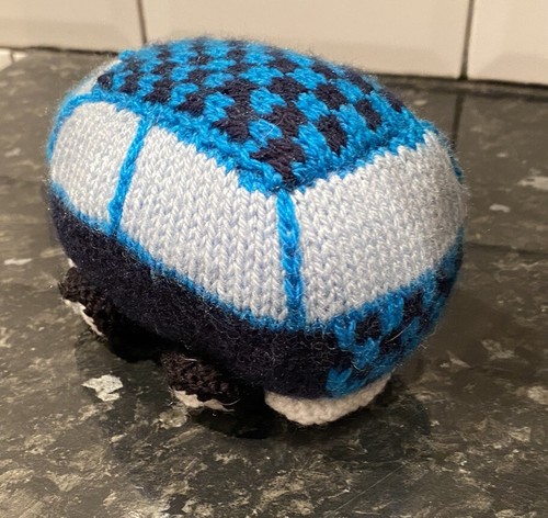 Hippy hand knitted camper van - hippy,