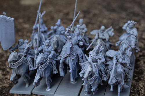 Grail knights with command - with,