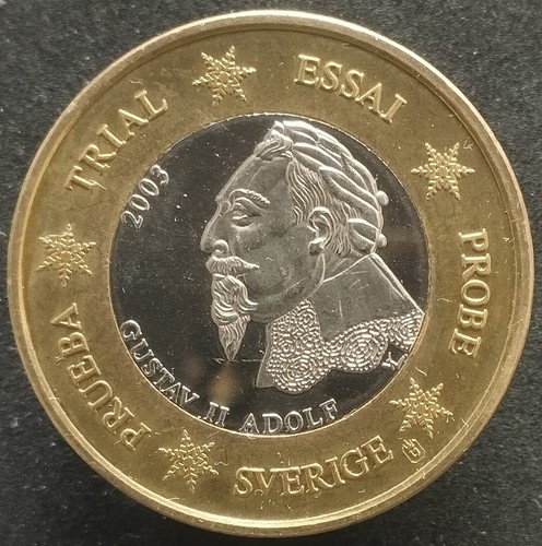 Sweden coin 2003 - sweden,, gustav