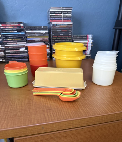 Vintage tupperware pcs 70s - 22,